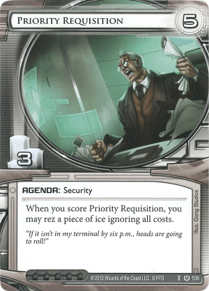 Android Netrunner Priority Requisition Image