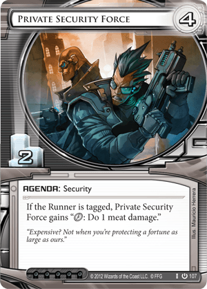 Android Netrunner Private Security Force Image