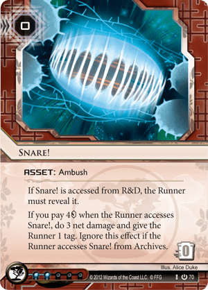 Android Netrunner Snare! Image