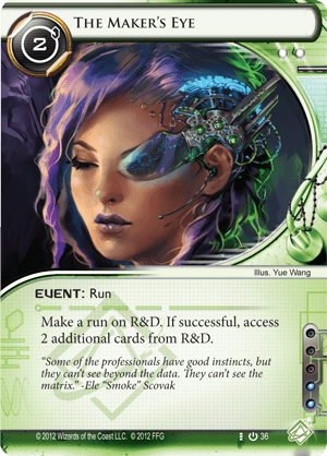 Android Netrunner The Maker's Eye Image